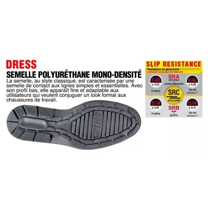 Chaussure de sécurité BELL S1 SRC, du 39 au 47