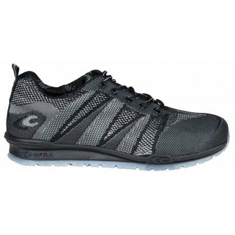 Chaussure de sécurité FLUENT BLACK/BLACK, S1 P SRC, du 35 au 48