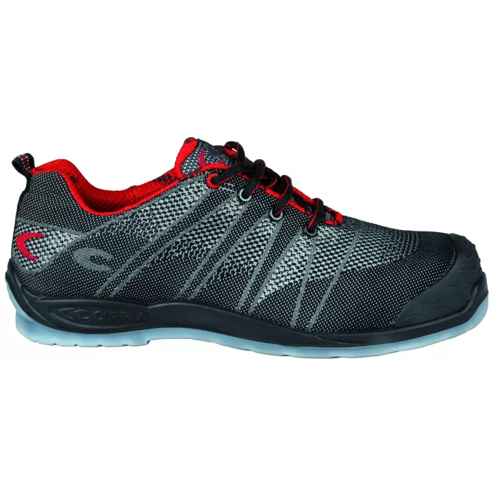 Chaussure de sécurité MAJORANA BLACK S1 P SRC, pointures 42 et 43