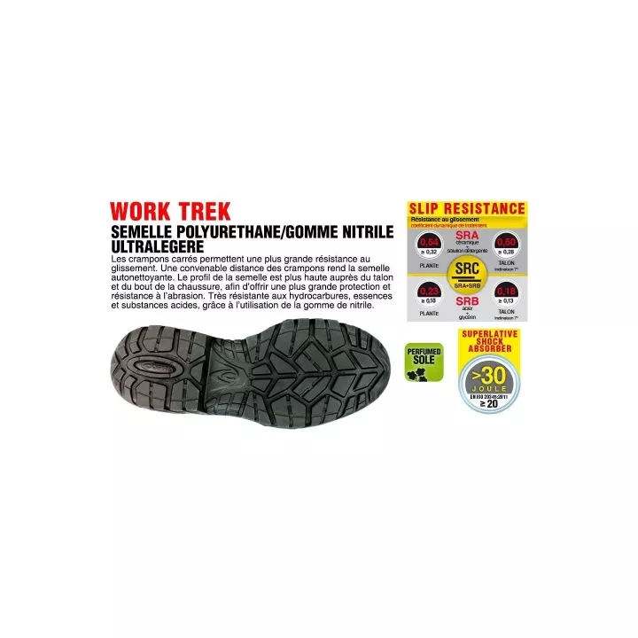 Chaussure hydrofuge MANITOBA, S3 WR CI HI HRO SRC, du 40 au 48