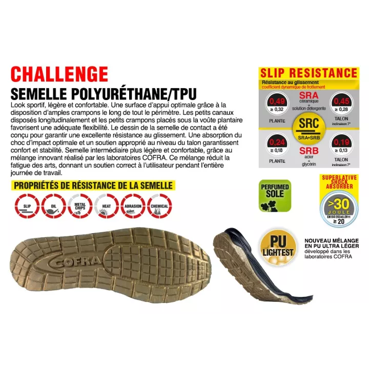 Chaussure haute de sécurité SAVE, S3 SRC, du 39 au 48