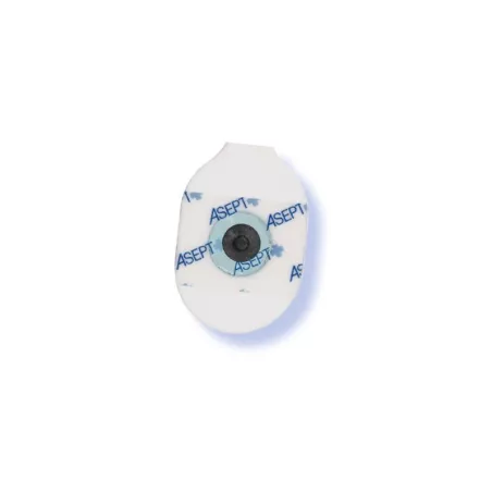 Electrode prégélifiée support mousse, ovale, pression carbone, par 60