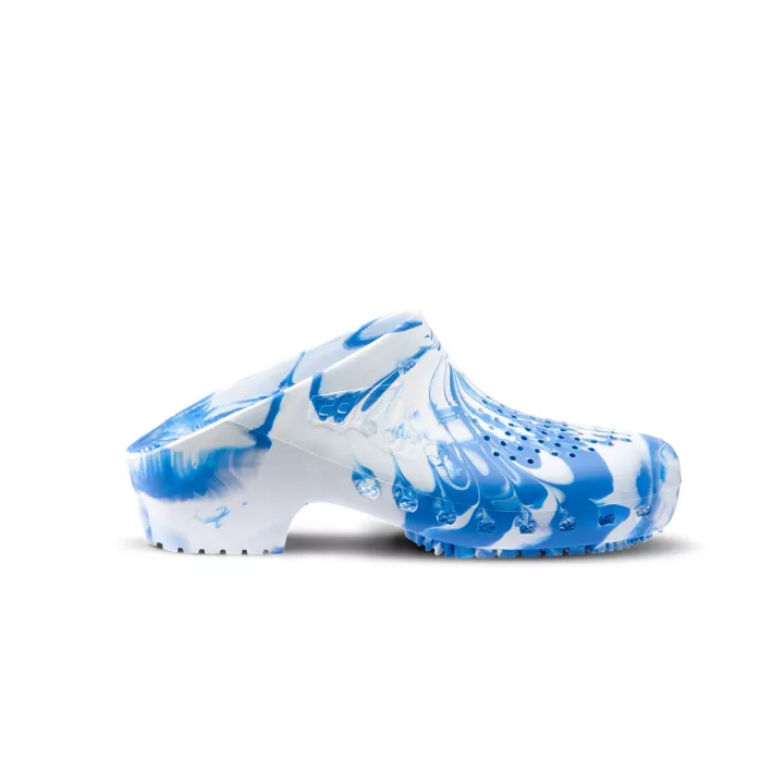 Sabots CALZURO Fancy Blanc Bleu