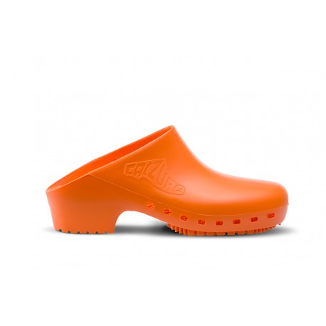 Sabots CALZURO Orange non perforés, du 33/34 au 46/47