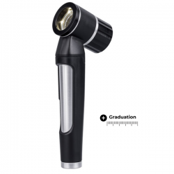 Dermatoscope LuxaScope LED 2.5 V, gradué Noir