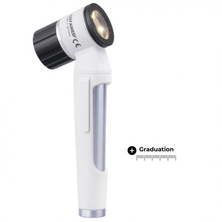 Dermatoscope LuxaScope LED 2.5 V, gradué, blanc