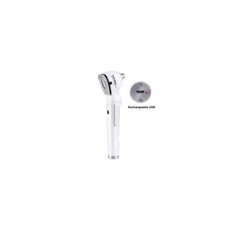 Otoscope LuxaScope Auris LED 3.7 V rechargeable USB - Blanc
