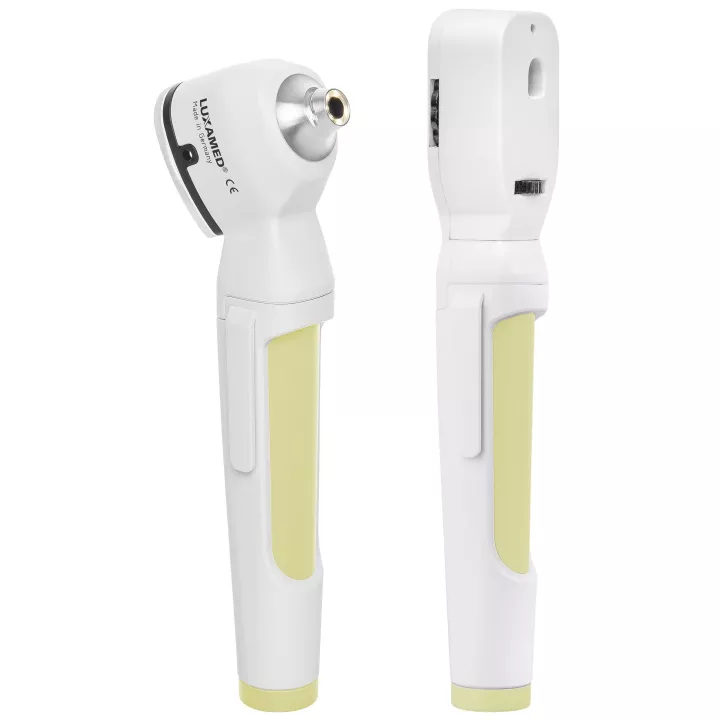 Kit LuxaScope Auris LED 2.5V COLOUR jaune (Otoscope+Ophtalmoscope)