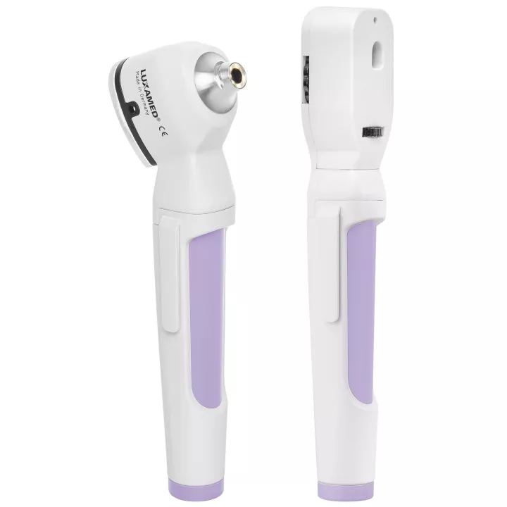 Kit LuxaScope Auris LED 2.5V COLOUR lilas (Otoscope+Ophtalmoscope)