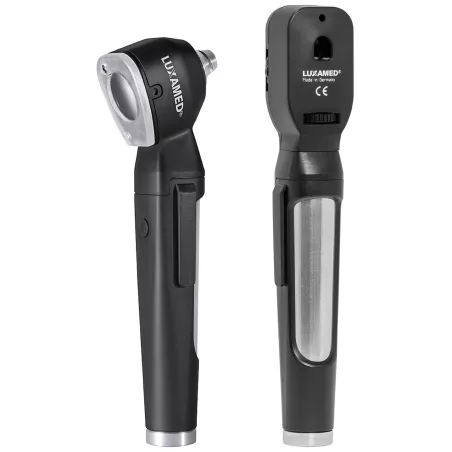 Kit LuxaScope LED 3.7V rechargeable., noir (Otoscope+Ophtalmoscope)