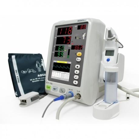 Moniteur de signes vitaux M3A Edan, SpO2, PNI, Température