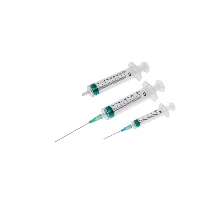 Seringue 10mL Luer simple avec aiguille détachée 21G - 40 mm