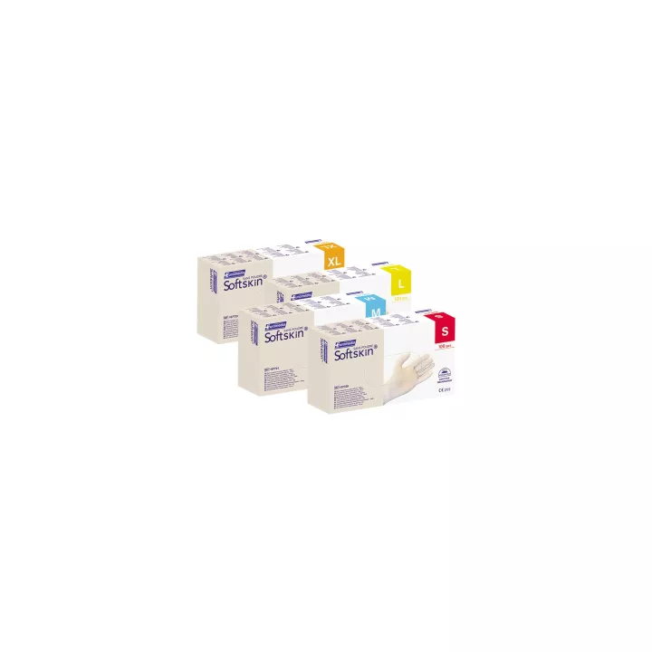 Gant d'examen SOFTSKIN non poudré 240mm T7/8 Médium