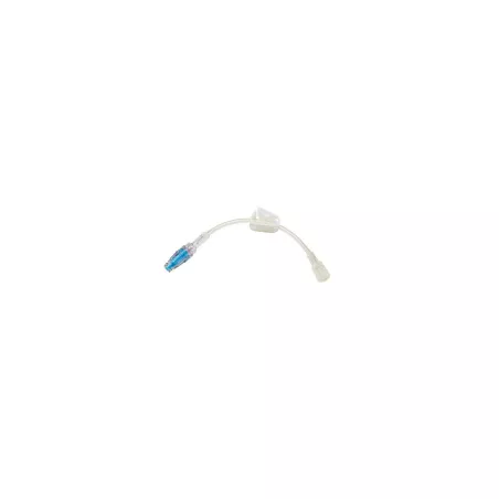 MaxZero™ sur prolongateur simple,clamp à pince,Luer Lock mâle rotatif