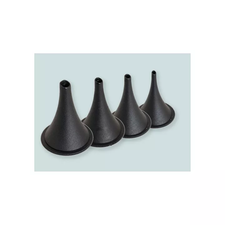 Spéculum otologique noir Diam 5 mm non stérile x100