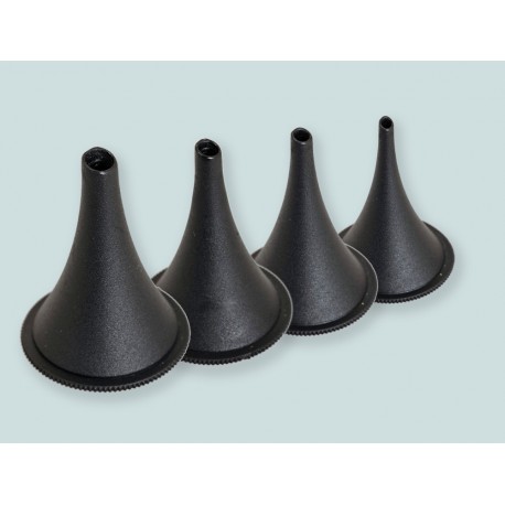 Spéculum otologique noir Diam 4 mm non stérile x100