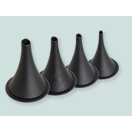 Spéculum otologique noir Diam 4 mm non stérile x100